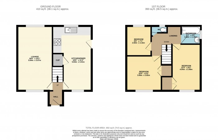Floorplan for Asterby Road, Scunthorpe