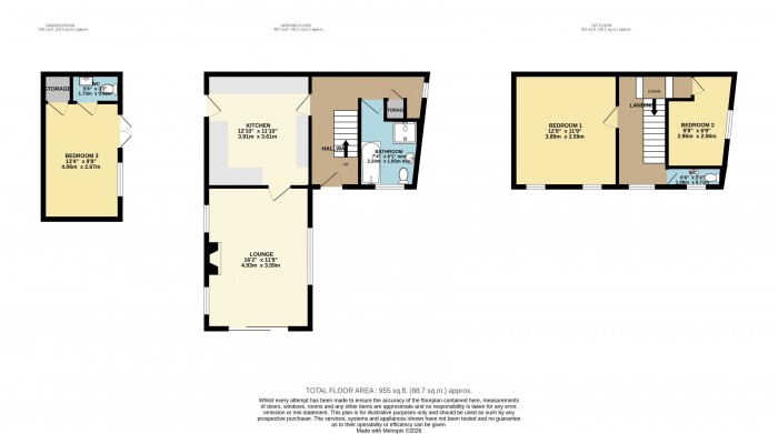 Floorplan for Carlton Road, Bassingham, Lincoln
