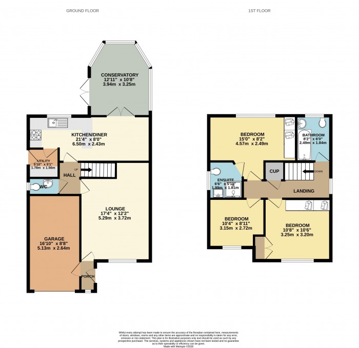 Floorplan for Coverdale Road, Scunthorpe