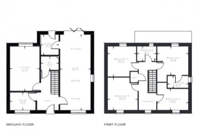 Floorplan for The Topaz, Langton Rise, Horncastle