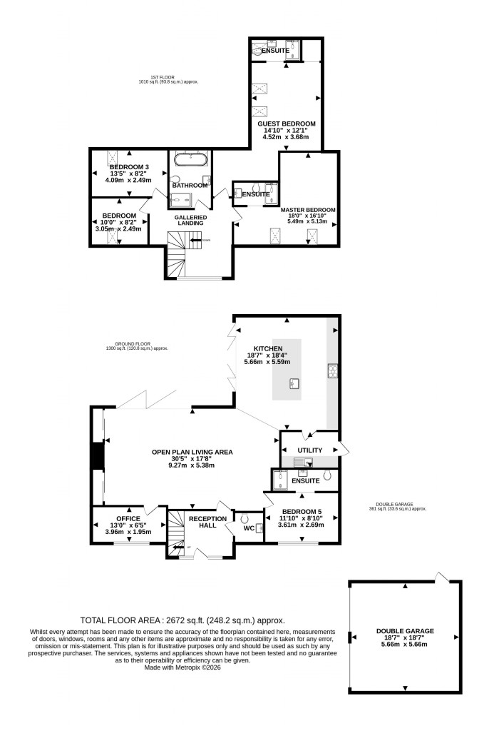 Floorplan for Ted Baker Way, Saxilby, Lincoln