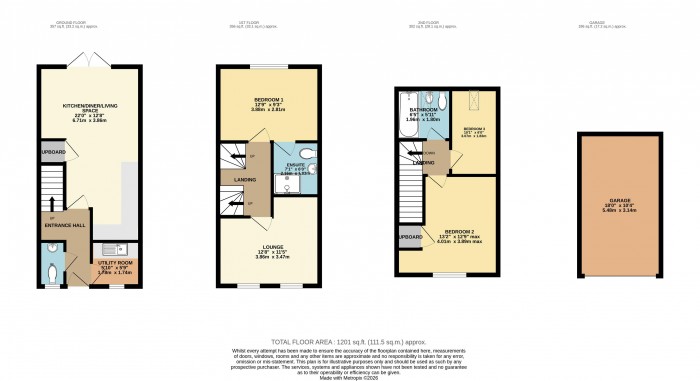 Floorplan for Iris Crescent, Lincoln
