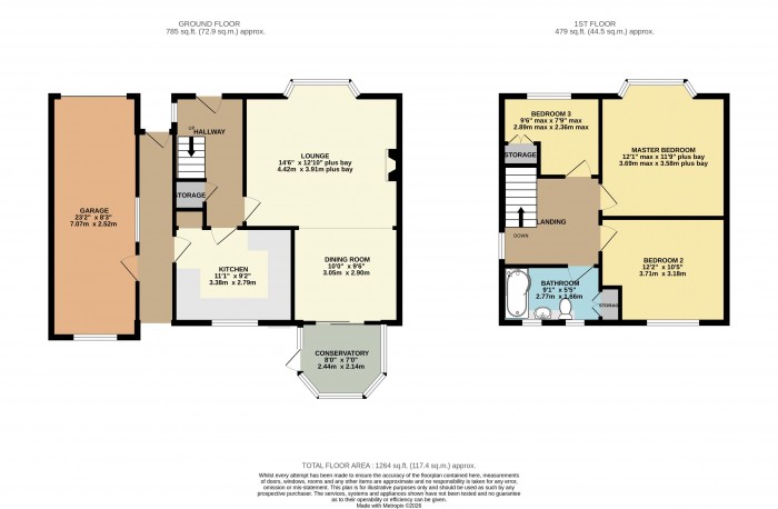 Floorplan for Constance Avenue, Lincoln