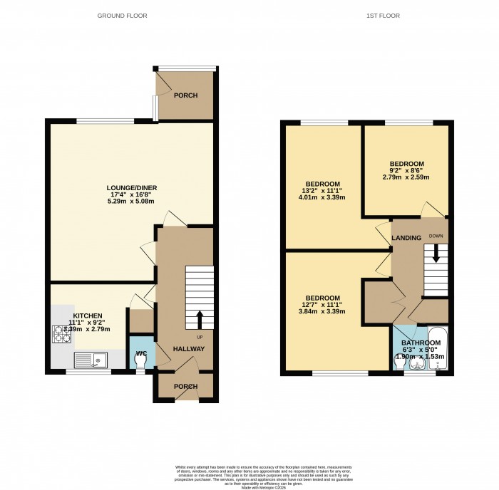Floorplan for Grassmoor Court, Scunthorpe