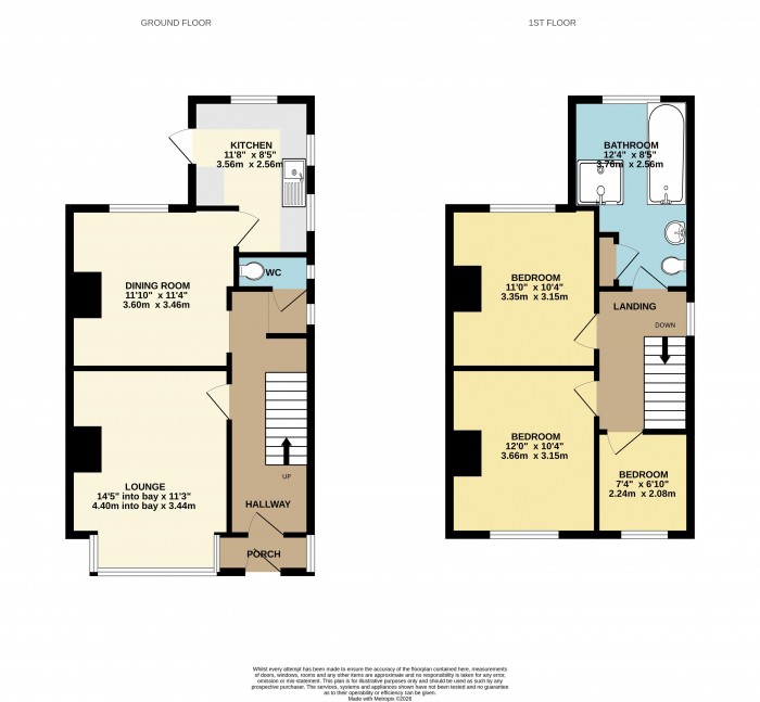 Floorplan for Brandon Road, Scunthorpe