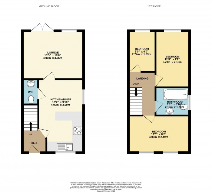 Floorplan for Cornfield Way, Winterton