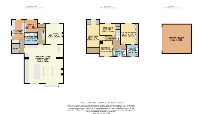 Floorplan for Lincoln Road, Dunholme, Lincoln