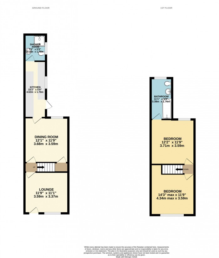 Floorplan for North Parade, Ashby