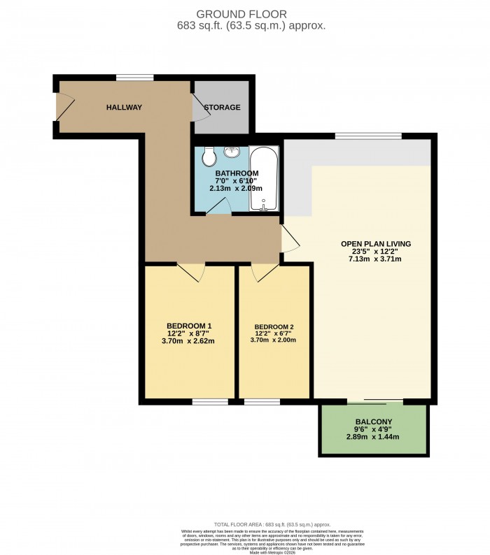 Floorplan for Angelica Road, Lincoln