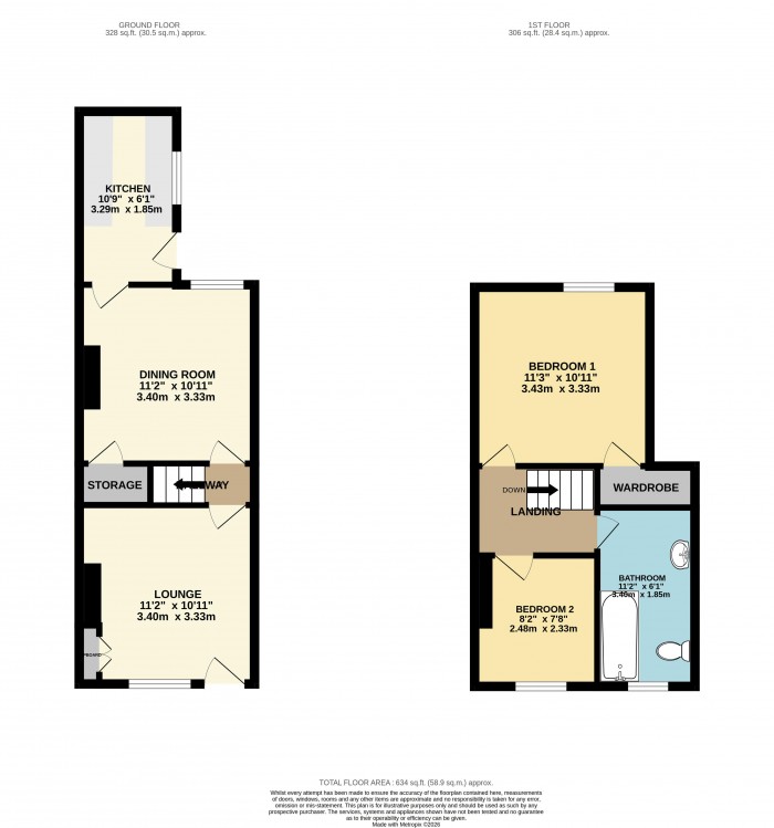 Floorplan for Wilson Street, Lincoln