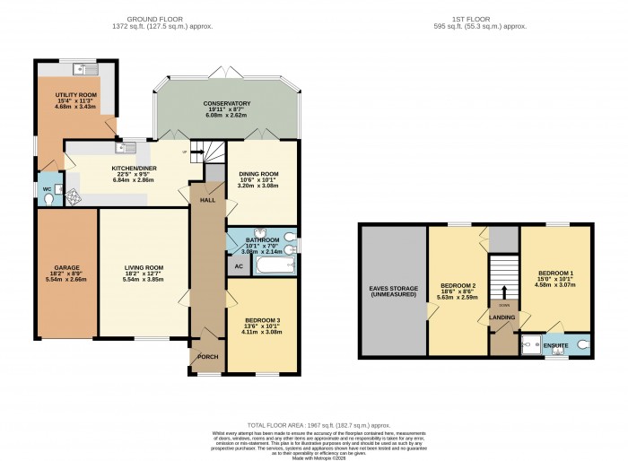 Floorplan for Trevose Drive, North Hykeham