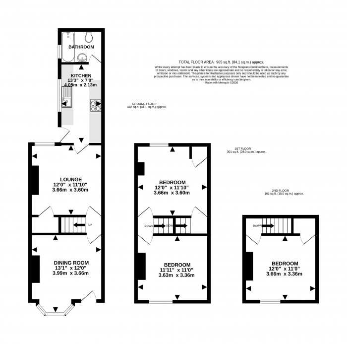 Floorplan for Cromwell Street, Lincoln
