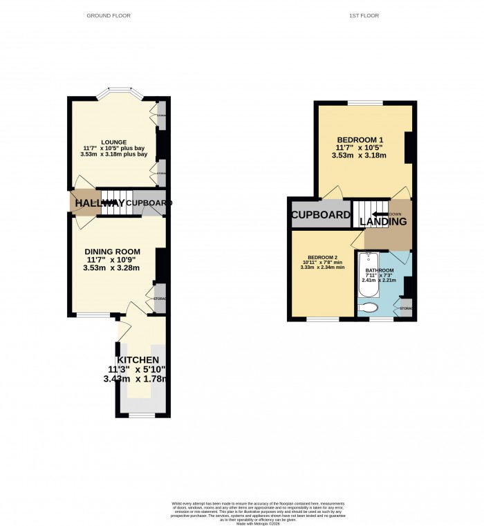 Floorplan for Laceby Street, Lincoln