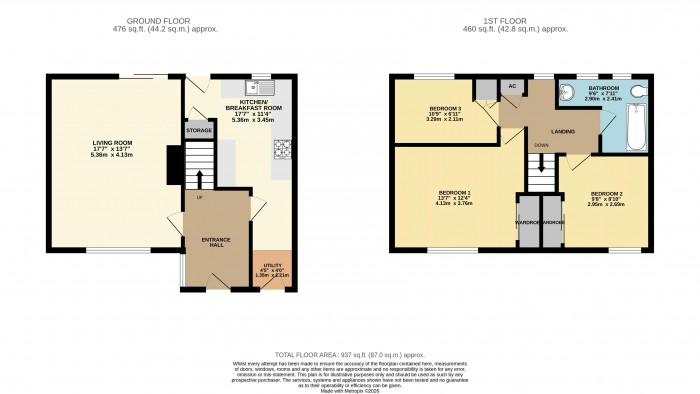 Floorplan for Nightingale Crescent, Lincoln