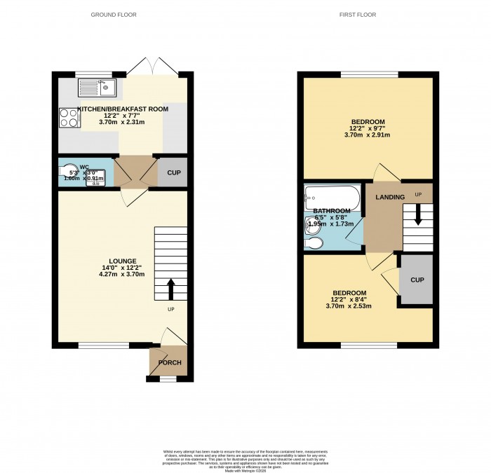 Floorplan for Priory Lane, Scunthorpe