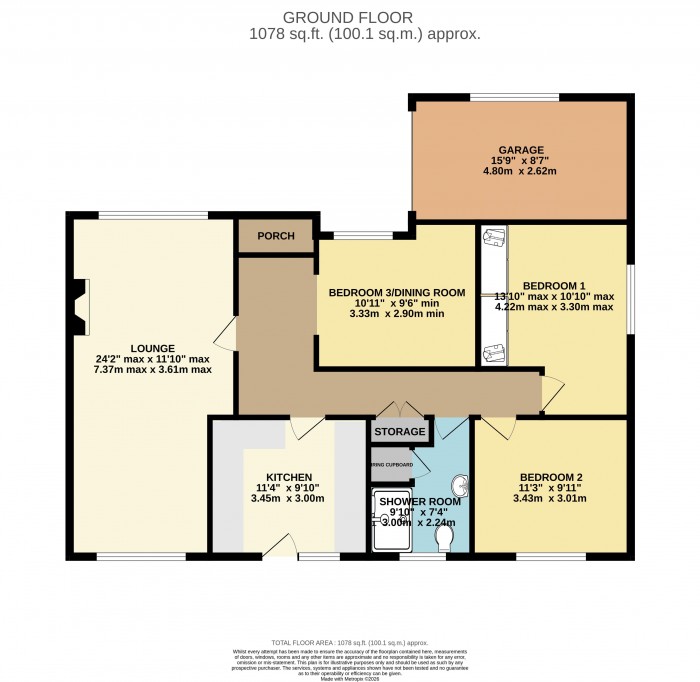 Floorplan for Deepdale Lane, Nettleham