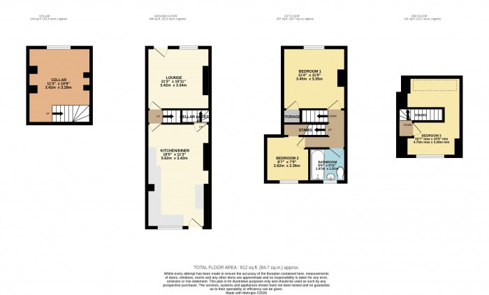 Floorplan for Wilson Street, Lincoln