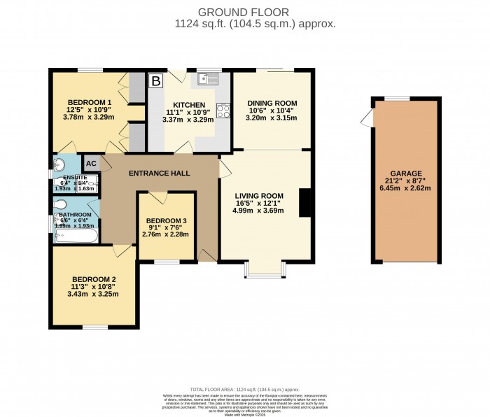 Floorplan for Lady Meers Road, Cherry Willingham
