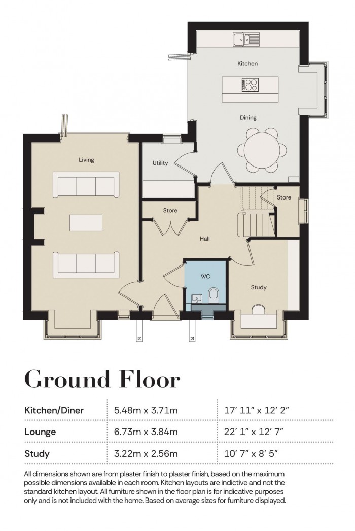 Floorplan for Plot 194 – The Runswick, Prebend Lane, Welton