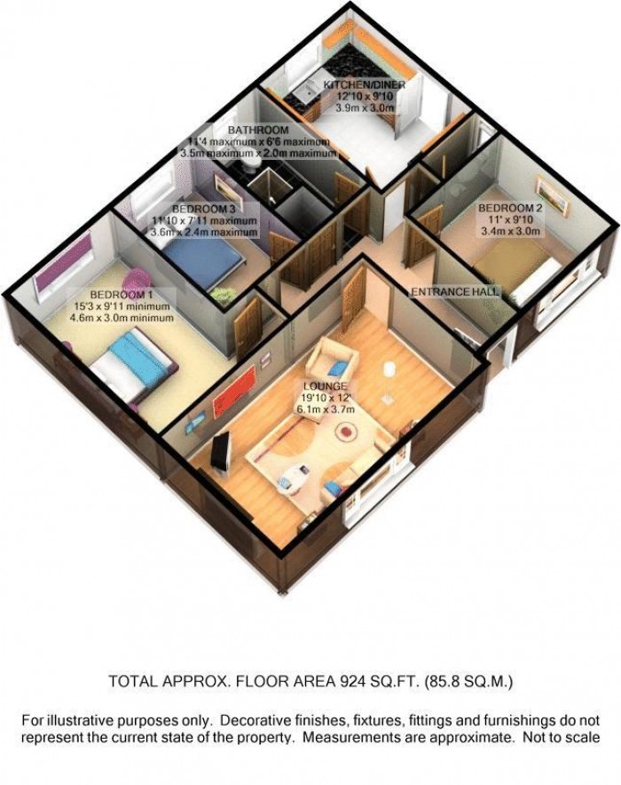 Floorplan for Pelham Close, Sudbrooke, Lincoln