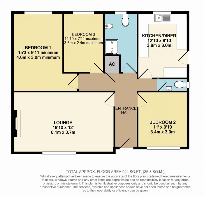 Floorplan for Pelham Close, Sudbrooke, Lincoln