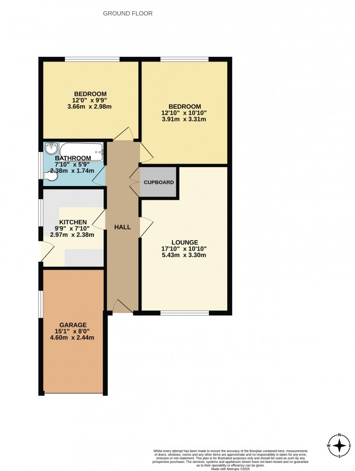 Floorplan for Blenheim Court, Bottesford