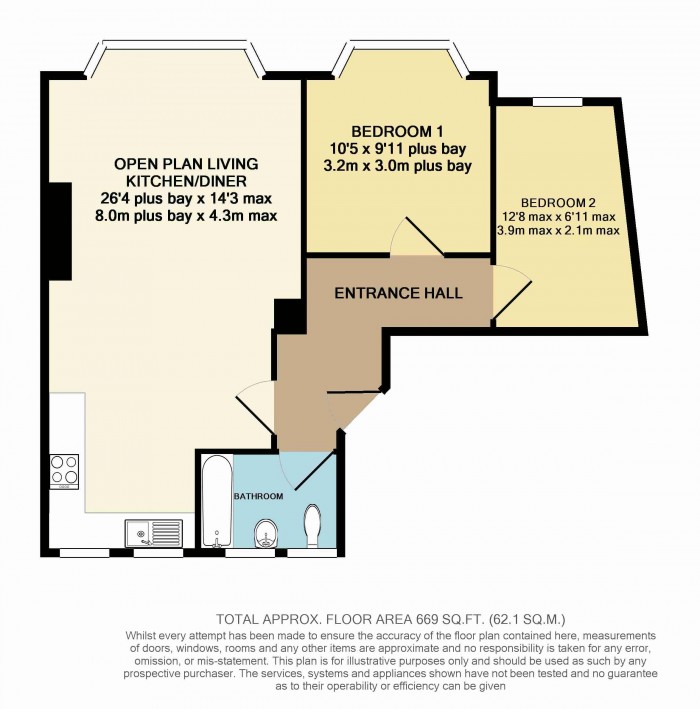 Floorplan for Clasketgate, Lincoln