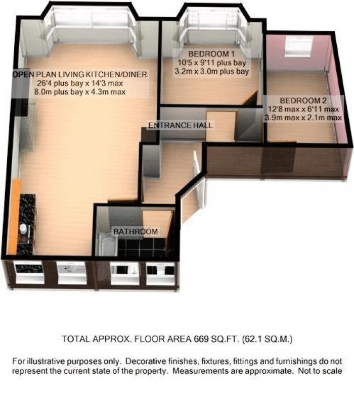 Floorplan for Clasketgate, Lincoln