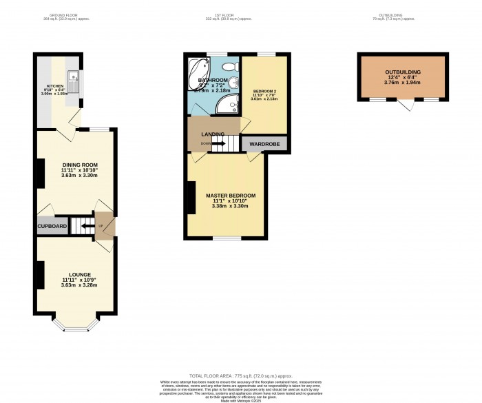 Floorplan for Kirkby Street, Lincoln