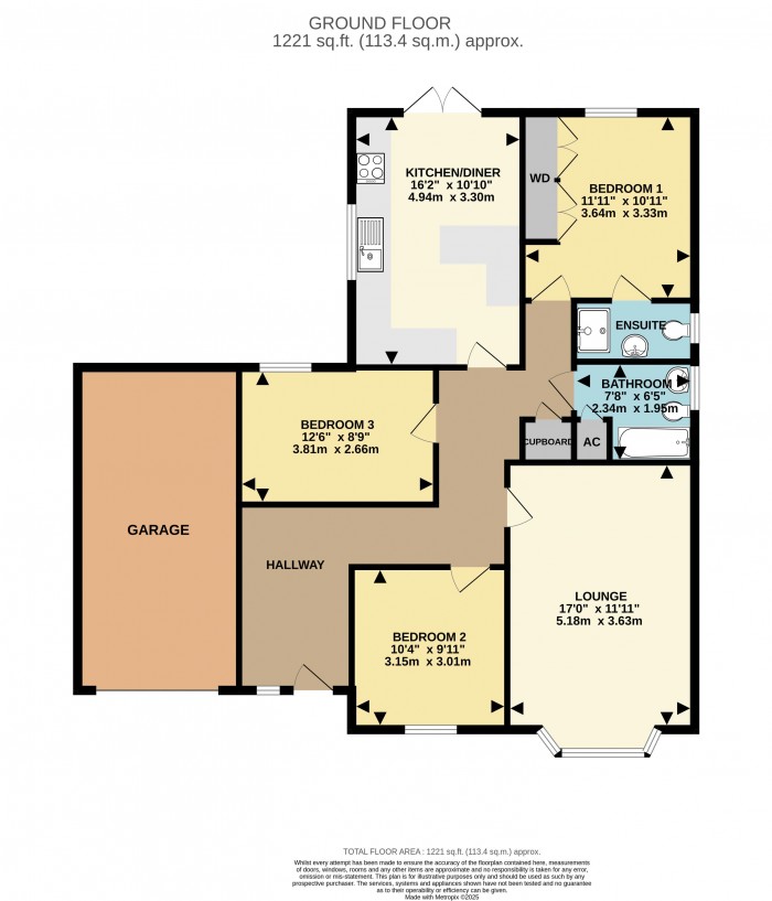 Floorplan for Wolsey Way, Glebe Park, Lincoln