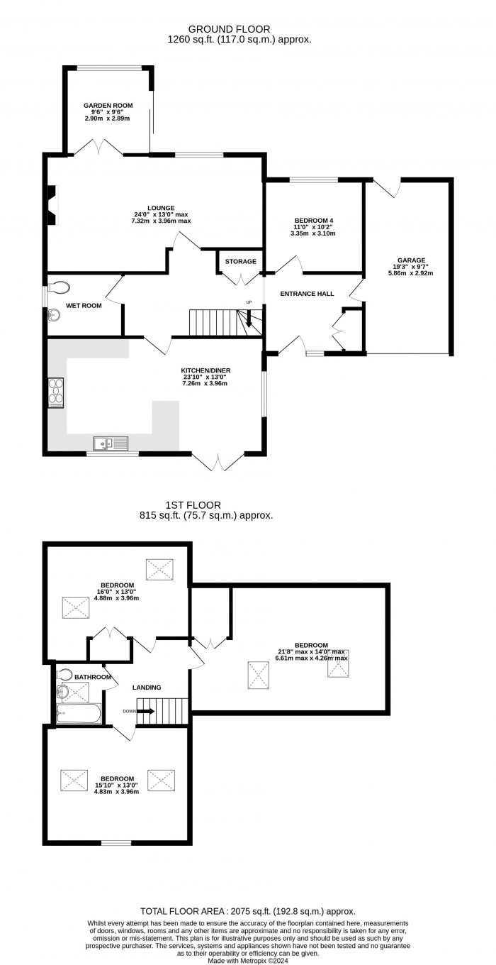 Floorplan for Newark Road, South Hykeham, Lincoln