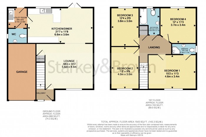Floorplan for Plot 12, Humber View, Barton-Upon-Humber