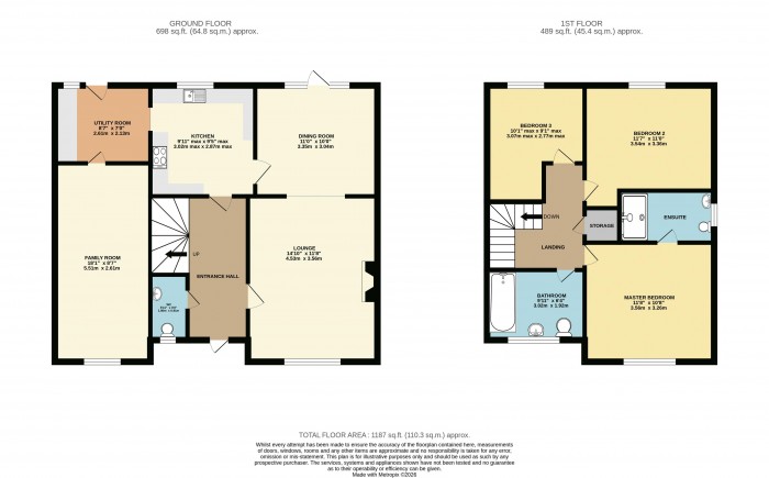 Floorplan for Bluebell Grove, Brigg