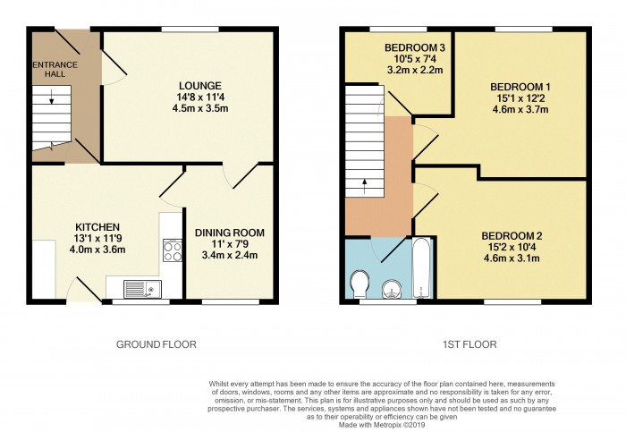 Floorplan for Merlin Road, Scunthorpe