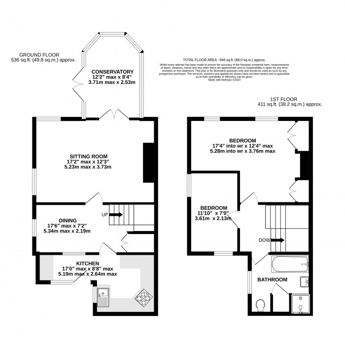 Floorplan for The Green, Ingham, Lincoln
