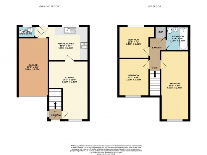 Floorplan for Bedford Way, Scunthorpe