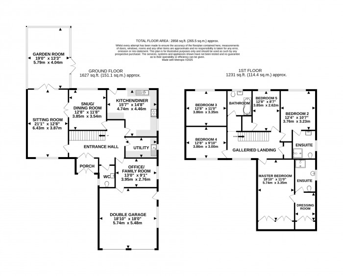 Floorplan for Sudbrooke Road, Scothern, Lincoln