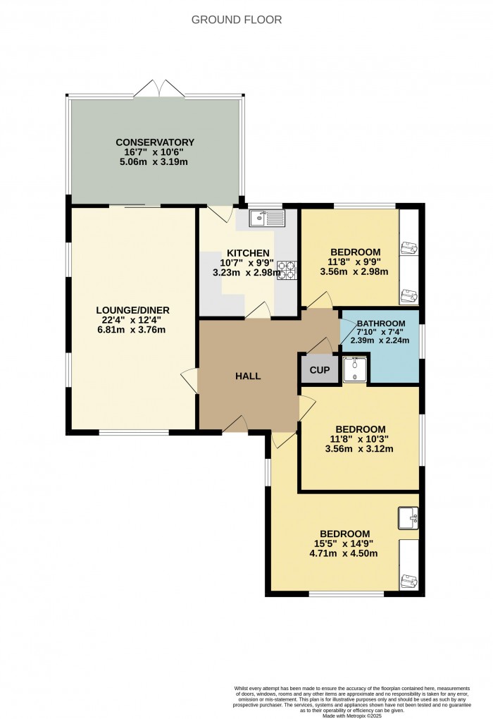 Floorplan for Holme Drive, Burton Upon Stather