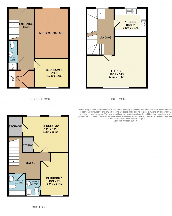 Floorplan for Kingfisher Close, Brigg