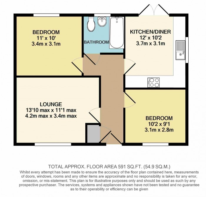 Floorplan for The Kirton, Nettleham Chase, Deepdale Lane, Nettleham